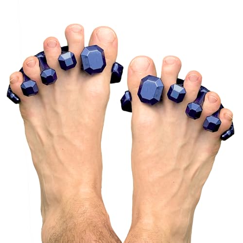 YogaToes Gems Men's Toe Spacers for Foot Pain Relief & Athletic Recovery