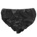 Disposable Underwear Underpants - One-Time Use Black 50 Pcs Set for Hotel Spa Travel
