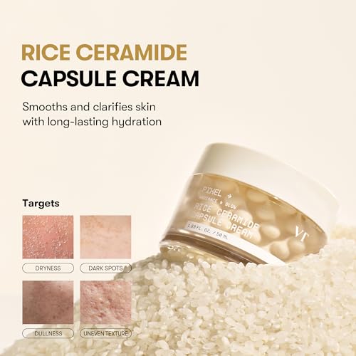 Rice Ceramide Capsule Cream - Hydrating Skin Barrier Support, 1.69 fl oz