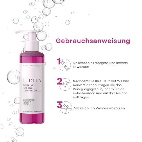 Anti-Blemish Purifying Cleansing Gel, Pink, 200ml