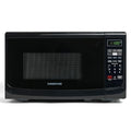 Farberware 0.7 Cu Ft Countertop Microwave Oven - 700W, Auto Cook, Defrost, Child Lock - Black