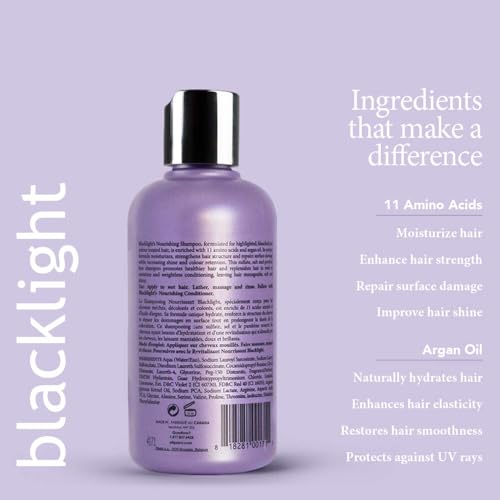 Oligo Professional Blacklight Nourishing Shampoo - 8.5 Fl Oz, Paraben-Free, Vegan, Color Protect