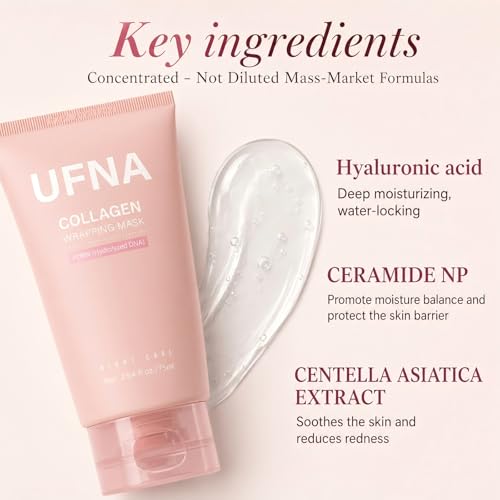 Hydrolyzed Collagen Face Mask Overnight Peel-Off Skin Firming & Hydration 75ml