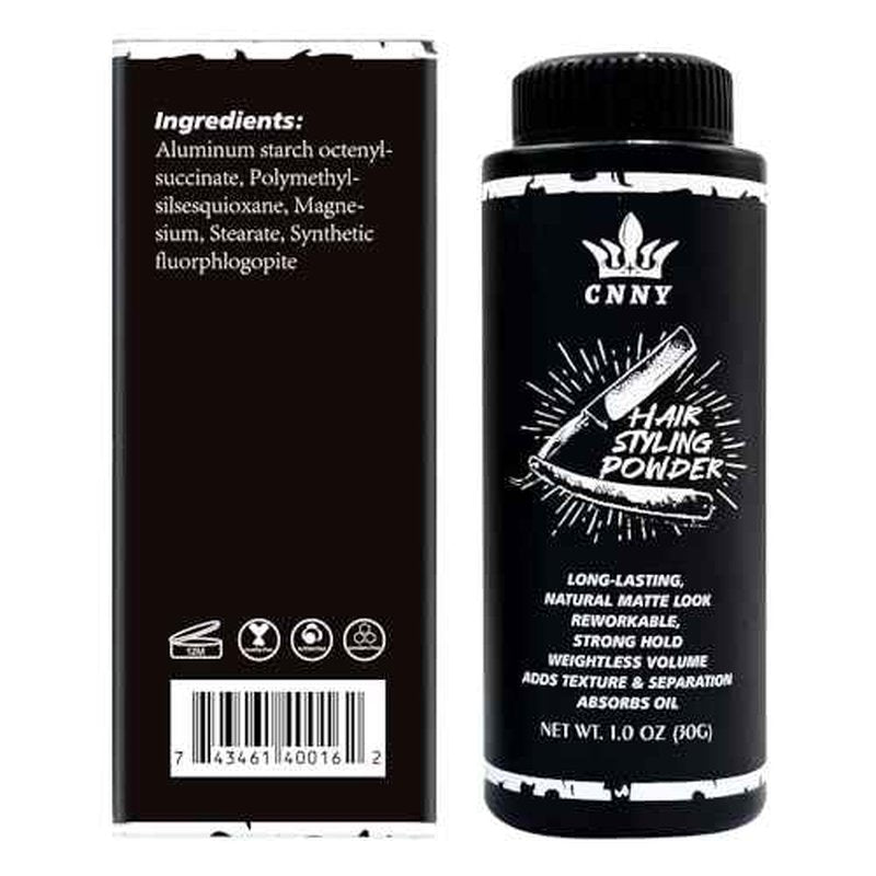 CNNY Hair Styling Powder for Men - 1oz/30g Fluffy Volumizing and Texturizing Powder for Natural Thickness and Look