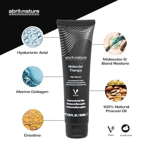 Abril et Nature Molecular Repair Hair Care Set - Shampoo, Mask & Serum for Damaged Hair
