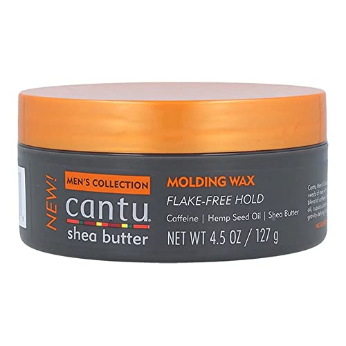 Men's Molding Wax with Shea Butter & Hemp Seed Oil - Flake-Free Hold 4.5oz