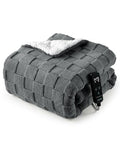 Garvee Heated Weighted Blanket for Adults - Gray 15lb, 50x60 Inches