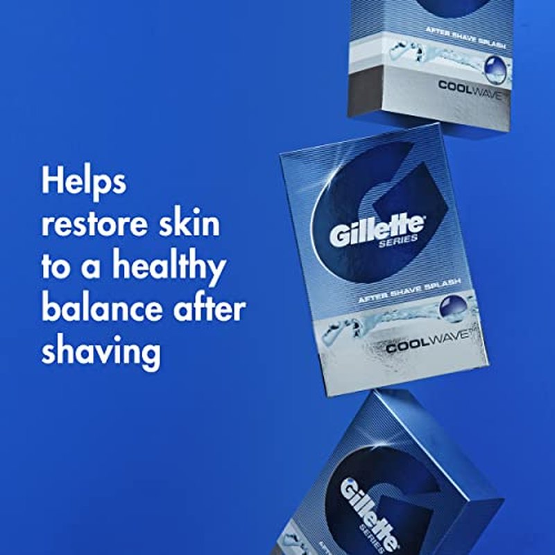 Gillette After Shave for Men, 3.3 fl oz | Cool Wave | Lotion | Series