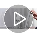Glowtop White Fogless Shower Mirror with LED Light & Heating for Shaving