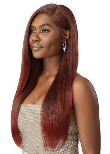 Outre Lace Front Wig Swirl 101 Frosted Ash Blonde Melted Hairline - Pre-Plucked, Natural Shape