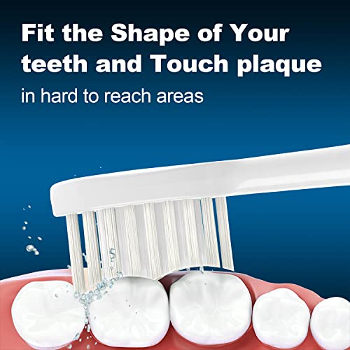 Replacement Toothbrush Heads for Tao Clean Electric Toothbrush - White - Pack of 10