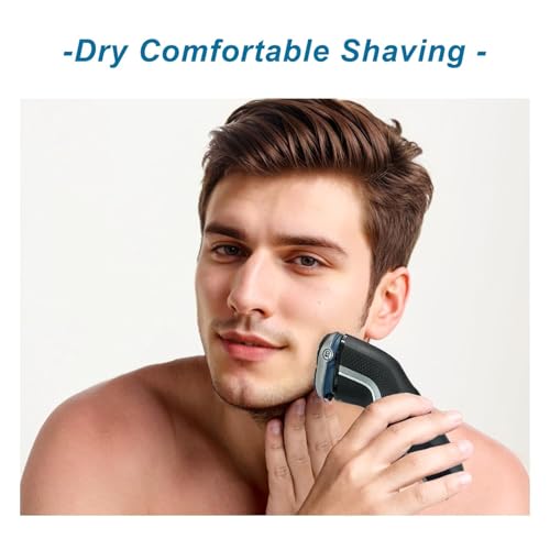 9pcs Replacement Heads for Philips Norelco Aquatec Shaver HQ8 - Compatible with Series AT810, AT830, AT850, and More