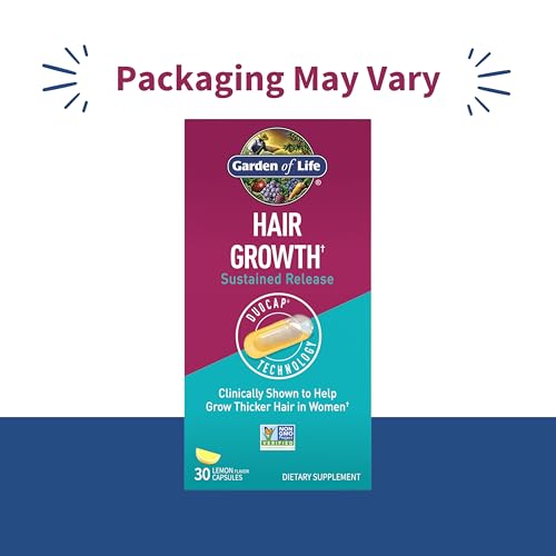 Hair Growth Duo Capsules - Plant-Based, Clinically Studied for Thicker Hair - 30 Count