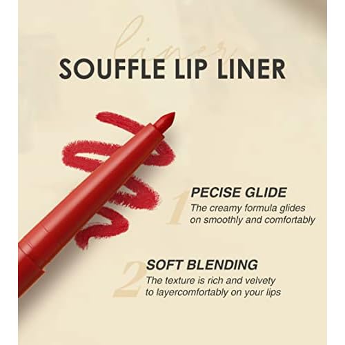 6pcs Nude Lip Liner and Lipstick Makeup Set, 3 Velvety Matte Liquid Lipsticks + 3 Matching Smooth Lip Liner One Step Lips Makeup Kits Waterproof Long Lasting Matte Lipstick Gift SetLip Liner and Lipstick (Set E, 6)