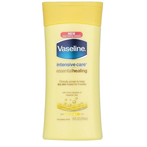 Vaseline Intensive Care Essential Healing Lotion 10 Fl Oz Pack of 6 - Deep Moisturizer for Dry Skin