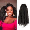 Marley Twist Braiding Hair 8 Packs 24 Inch Afro Kinky Curly Crochet Hair - Black 4#