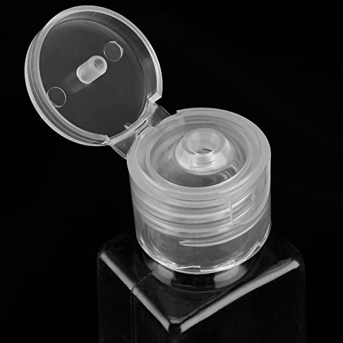 100 Pack 1oz Plastic Refillable Travel Squeeze Bottles with Flip Cap