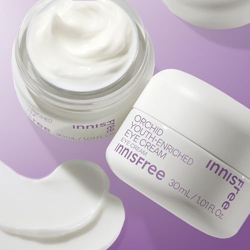 innisfree Orchid Youth-Enriched Eye Cream, Korean Firming Eye Treatment to Smooth Fine Lines