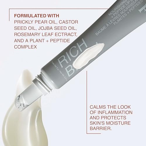 Freck Nourishing Plant + Peptide Lip Balm - Clear, Hydrating Moisturizer, 0.31oz