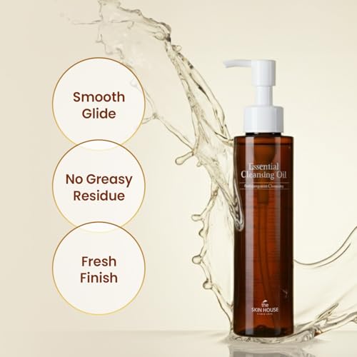 The Skin House Essential Cleansing Oil - Makeup Remover & Face Oil, 5.07 fl oz