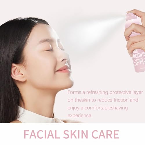 Hair Identifier Spray for Face Shaving, Skin Body Hair Identifying Spray With Razors,Moisturizing And Skin Care Set