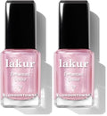 LONDONTOWN Lakur Nail Polish Set - Pink & Purple Shades, 0.4 Fl Oz, Rosado Variation, Long-Lasting, Vegan & Non-Toxic