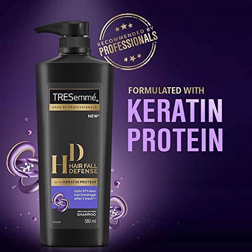 Hair Fall Defense Shampoo for Damaged Hair - 580ml, Strengthening & Thickening