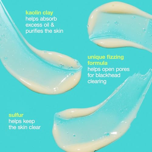 Blackhead Clearing Fizz Mask - Deep Pore Detox & Oil Control, 1.7 fl oz