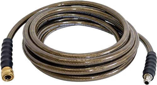 50ft Pressure Washer Hose 3/8 Inch 4500 PSI Cold Water Heavy Duty Extension