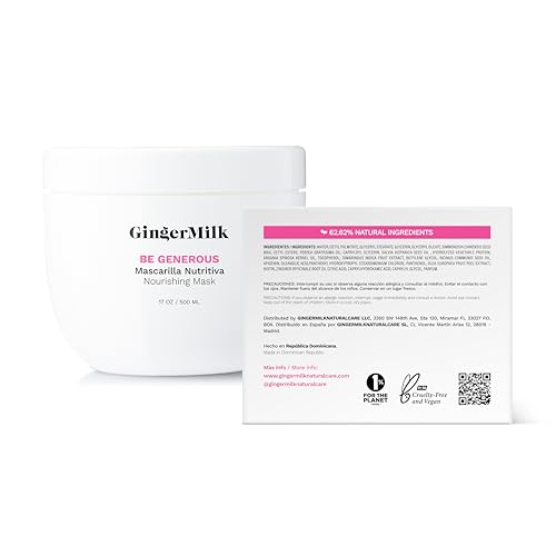 Deep Conditioning Hair Mask for Dry Damaged Curly Hair - Natural Care