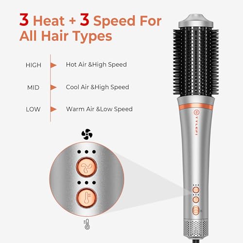 StyleFi XL 1500W Volumizer Hair Dryer Brush for Thick & Curly Hair