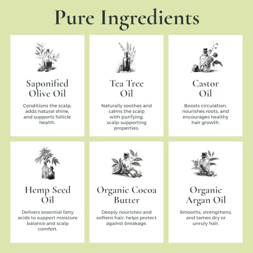 Plastic-Free Shampoo & Conditioner Bar Set - All-Natural Hair Care 3-Pack