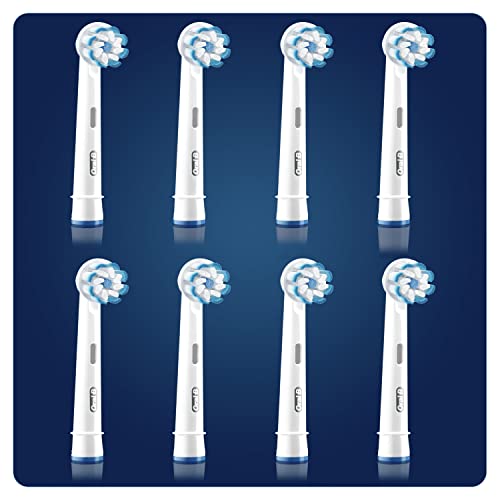 Oral-B Sensitive Clean Toothbrush Heads Pack of 8 - Gentle Plaque Removal