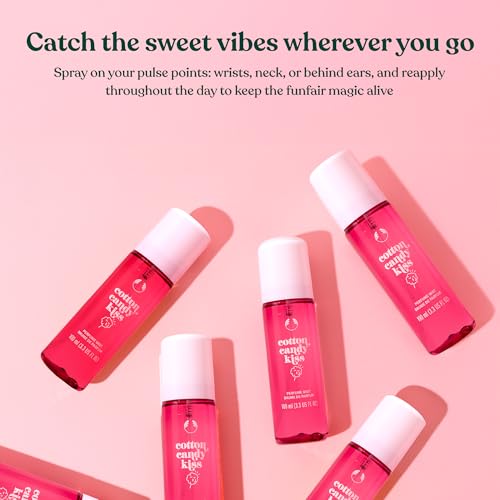 The Body Shop Cotton Candy Kiss Fragrance Mist 3.3 Fl Oz - Sweet Perfume Spray