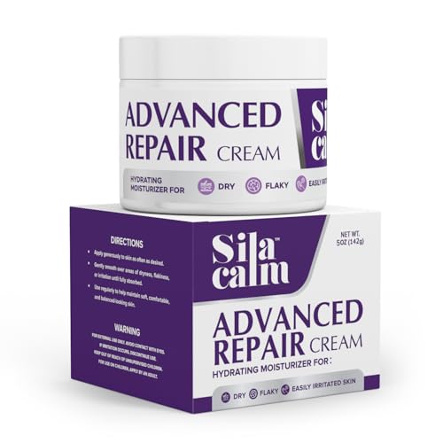 Silacalm Advanced Repair Cream 5 oz Deep Hydrating Moisturizer for Sensitive Skin - Pack of 1