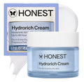 Honest Beauty Hydrorich Cream 1.7 Fl Oz - Hypoallergenic, Vegan, Dermatologist Tested, Up to 48H Hydration