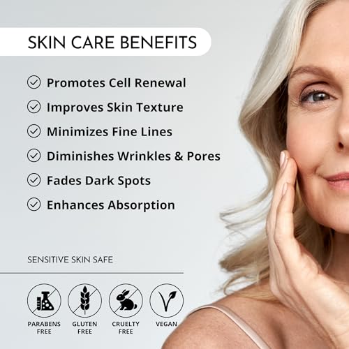 Night Renewing Face Cream with Glycolic Acid for Sensitive Skin - Unscented, 2-in-1 Treatment