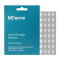 MDacne 72 Pimple Patches for Acne Treatment, Hydrocolloid Patches - Absorbs Oil & Pus from Clogged Pores, Ultrathin & Transparent Blends with All Skin Tones, Safe for Sensitive Skin (2 Pack of 36)