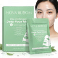 Nova Bloom Bio-Collagen Deep Overnight Mask ? Hydrating Hydrogel Face Mask for Korean Glass Skin Glow ? Low Molecular Collagen, Niacinamide & Hyaluronic Acid ? Pore Refining & Anti-Aging (Pack of 15)