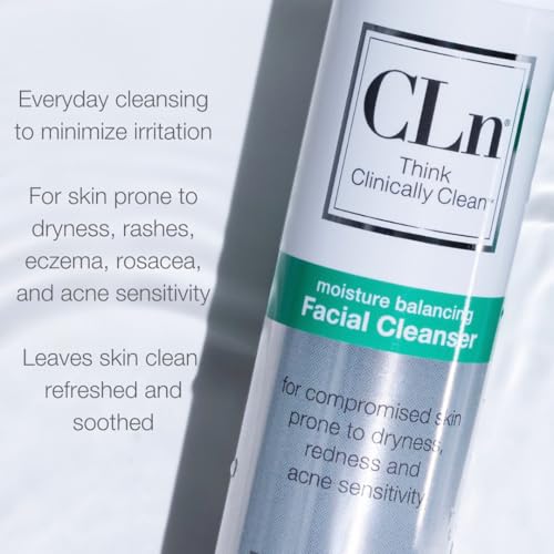 Hydrating Facial Cleanser with Glycerin - 3.4 oz Pack of 2 - Gentle Skin Care for Sensitive & Dry Skin