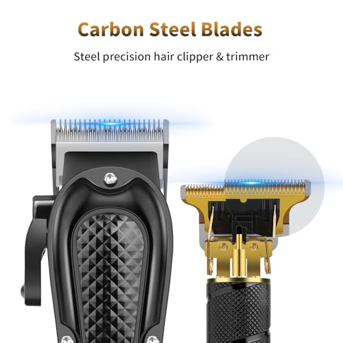 HIENA PRO 4-in-1 Cordless Hair Clipper Grooming Kit Black B for Men