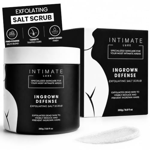 Sea Salt Exfoliating Scrub for Ingrown Hairs & Razor Bumps - 250g