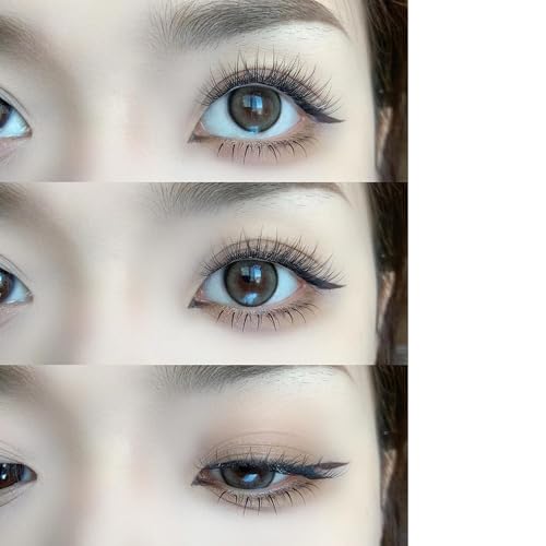 Lash Clusters Natural Look Wispy C Curl Lash Extensions, Natural Lash Clusters Clear Band 8-12MM 168pcs DIY Eyelash Extension, Yasnai Individual Eyelash Clusters DIY at Home