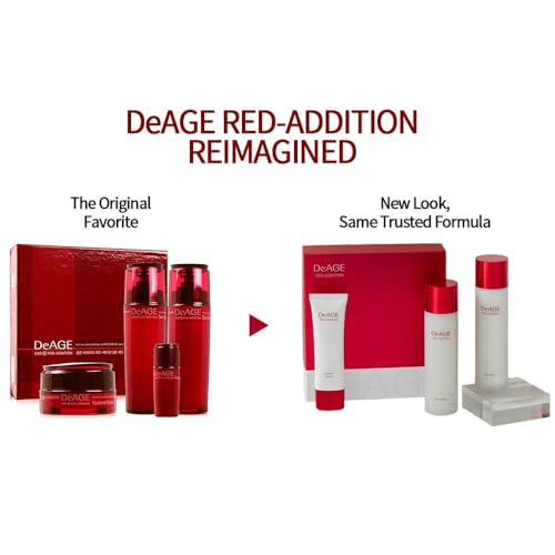 CHARMZONE DeAge Red Addition Classic Skin Care Set (New Version) ? 3-Piece Anti-Aging Kit with Toner, Emulsion & Cream ? Red Wine, Pomegranate & Tomato for Hydration, Firming & Radiance