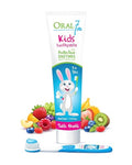 Kids Fluoride Toothpaste with Natural Enzymes & Free Kid's Toothbrush - Tutti Frutti Flavor