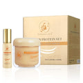 Collagen Repair Hair Mask & Argan Oil Set for Damaged Hair - 16.9 fl oz + 2 fl oz