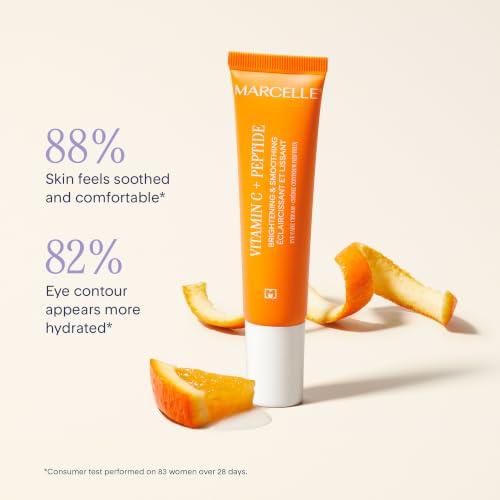 Vitamin C Peptide Eye Cream - Firming, De-Puffing, Hydrating for Sensitive Skin