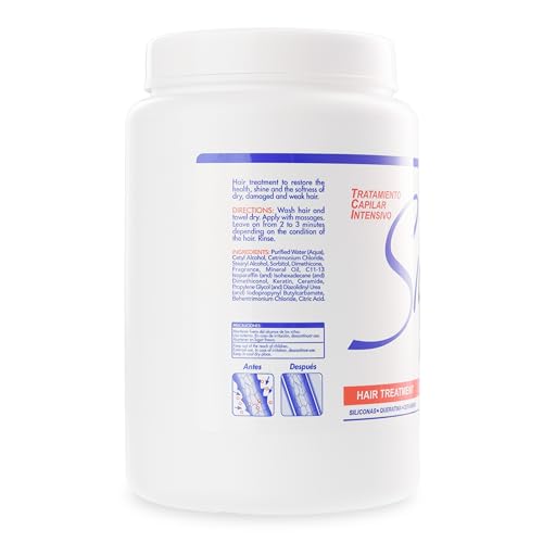 Silicon Mix Deep Conditioning Hair Mask 60 ounces ? Intensive Treatment for Dry, Damaged and Brittle Hair, Moisturizing Conditioner for Women to Repair, Control Frizz, Add Shine and Softness.