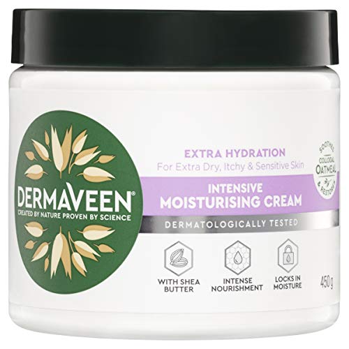 Dermaveen Extra Hydration Moisturising Cream 450g for Dry Sensitive Skin