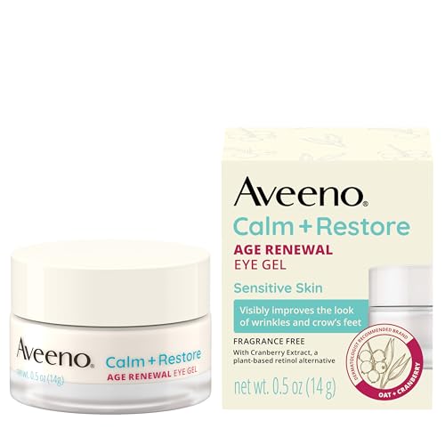 Aveeno Calm + Restore Age Renewal Eye Gel - Fragrance-Free, 0.5 oz